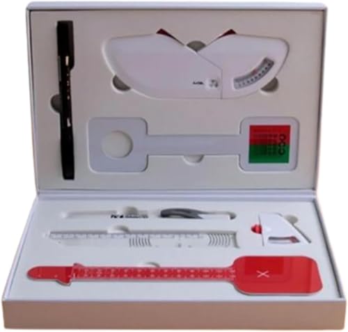 Multi-Function Eyeglasses Measuring Tools Set Eye Glass Frame Data Measuring Ruler Radius Gauge Interpupillary Distance Tester