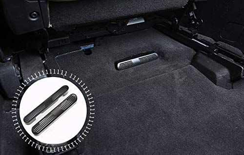 DEFTEN 2Pcs Under Seat Car Air Condition Cover for Cadillac XT5 2016-2018 Interior Accessories Air Conditioning Vent Dust Cover Protector