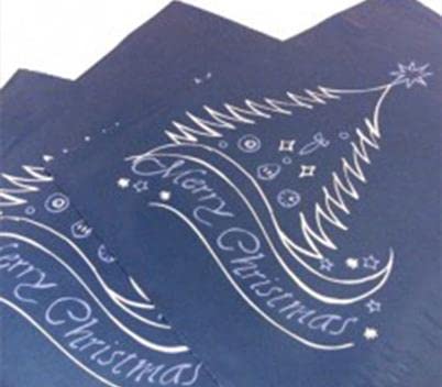 Christmas Blue 12" x 19" Plastic Mailing Bags 500 Pack