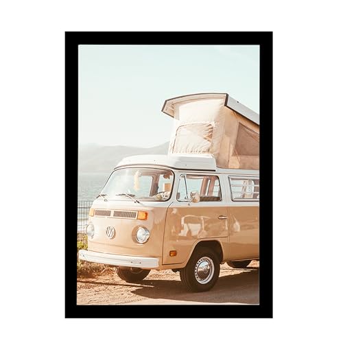 Image of KTKDE A3 Poster Frame Black Woodgrain Picture Frame 3 Pack-16.5x11.7in Photo Frame,Certificate Frame with Plexiglass for Wall Mount or Table Top Display