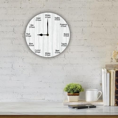 TYmall-Vintage Wall Clock-10x10 Inch-Silent Non-Ticking