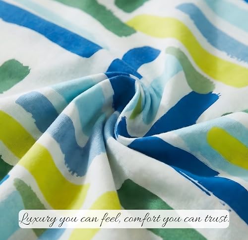 Image of BSB HOME 180 TC Cotton Double Bedsheet Set with Pillow Covers, Soft Breathable Printed Bedding for Bedroom, Pack of 15, King Size - 90 x 90 Inches (228 x 228 CM)