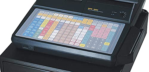Protector plano de teclado para caja registradora SAM4s SPS 530 y HK-7200 3