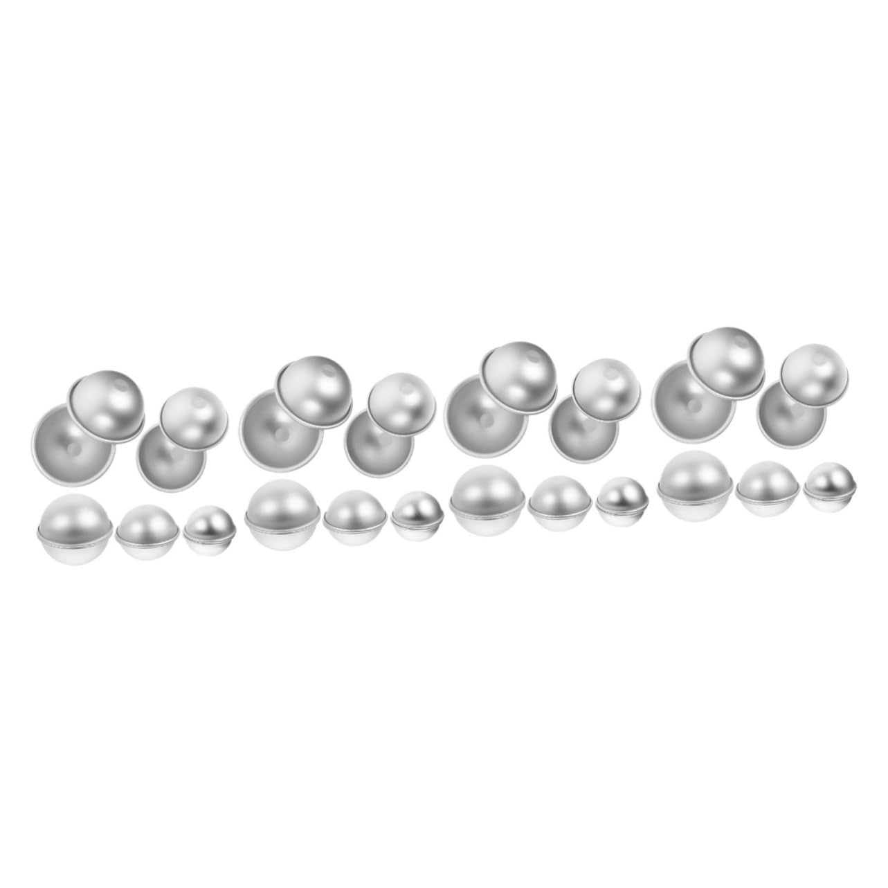 2 Set Stampo Per Dolci Multi Forma Palla Per Creazioni Artigianali Facile Da E Riutilizzabile O Pasticcerie 5 Paia*2