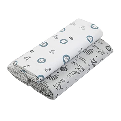 PAPI DESDE 1974 Cueiro Flanel Papi Compose Estampado Para Bebê 1 0M X 80Cm Contém 03 Un