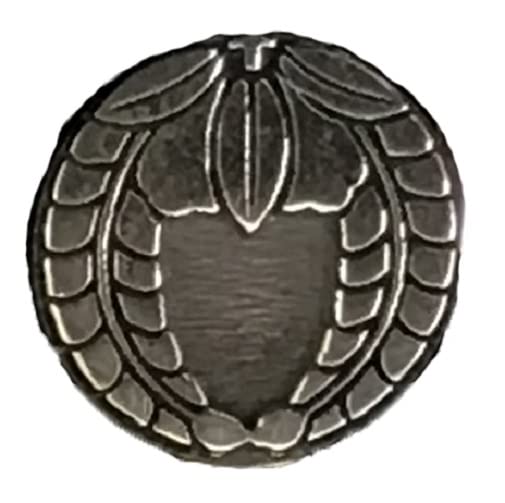 家紋バッチ(下がり藤)