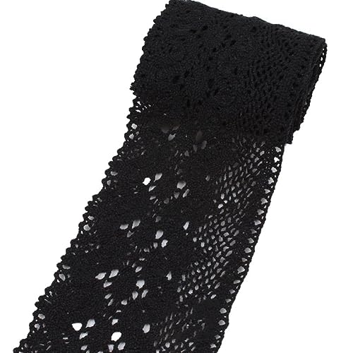Motivo delicato: il nostro bordo in pizzo di cotone è lavorato a mano con un motivo floreale, delicato, bello e chiaro, perfetto per decorazioni fai da te. Ha un look vintage classico per il tuo arredamento vintage.
