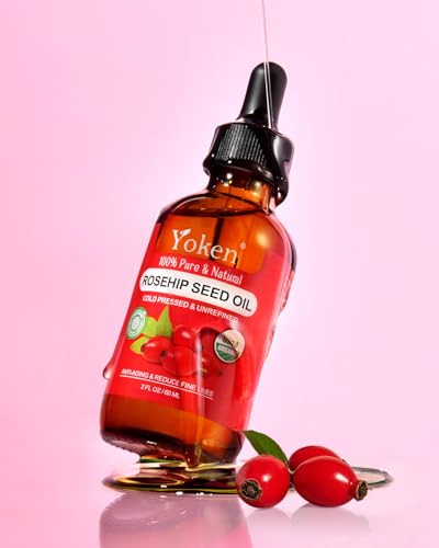 Organic Rosehip Seed Oil for Face,100% USDA Pure Rosehip Oils for Skin,Scars,Hair & Nails.2 fl Oz Cold Pressed Rose HIPS Oils for Skin Care, Anti-Aging, Scar Treatment, GUA SHA Massage Carrier Oil - Image 3