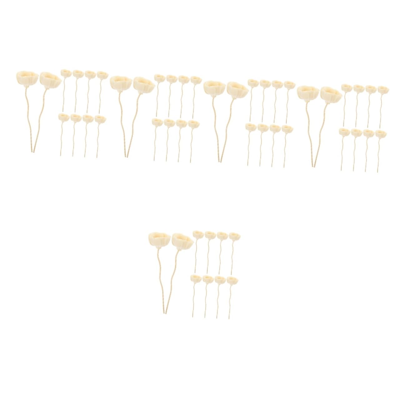 UKCOCO 5 Sätze Aromatherapie-rattanblume Diffusorstab Öl-diffusor-Sticks Drinnen Duft Diffusor Diffusorsticks Zum Nachfüllen Diffusor-Sticks Blume 10 Stück * 5