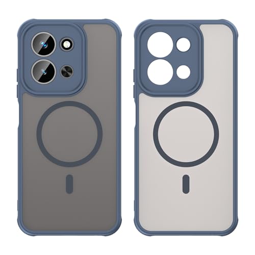 Image of Compatible with Xiaomi Poco C85 5G Case Cover,Compatible with MagSafe,Anti-Fall,Compatible with REDMI 15C (173mm) 2508CRN2BC 2508CRN2BG 25062RN2DE Cell Protective Phone Case Blue