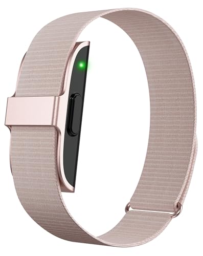 Smart Bracelet Wearable Fitness Tracker Heart Rate Sleep Stress Monitor Multiple Sports Modes Waterproof Screenless Activity Tracker for Android iOS Phones