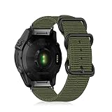 KeeFos 22MM QuickFit Correa Compatible con Garmin Fenix 7/Fenix 6/Fenix 6 GPS/Fenix 6 Pro/6 Pro GPS, Nylon Banda Pulseras de Repuesto para Garmin Fenix...