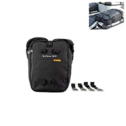 CKryzillix Alforjas Moto,Bolsa Trasera Moto Motocicleta Impermeable Carreras Carrera Viaje Casco Bolsa Maleta Bolsa de sillín(22L Bag)