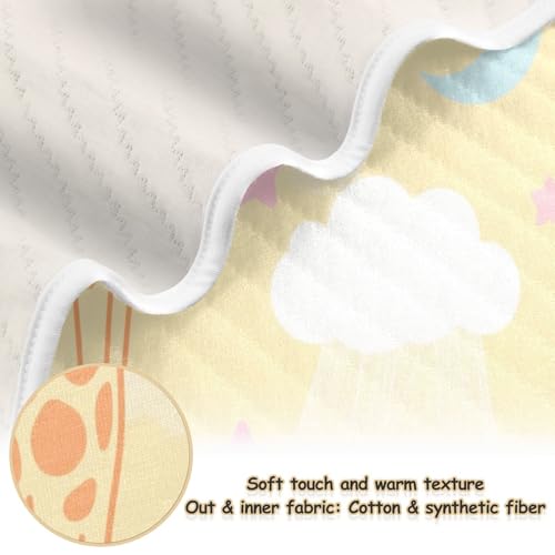 Custom Cute Animal Giraffe Pink Yellow White Swaddle Blankets for Newborns Soft personalizada para Tigers Name Blanket for Newborns, Infants, & Toddlers 30x40in Manta para recien2