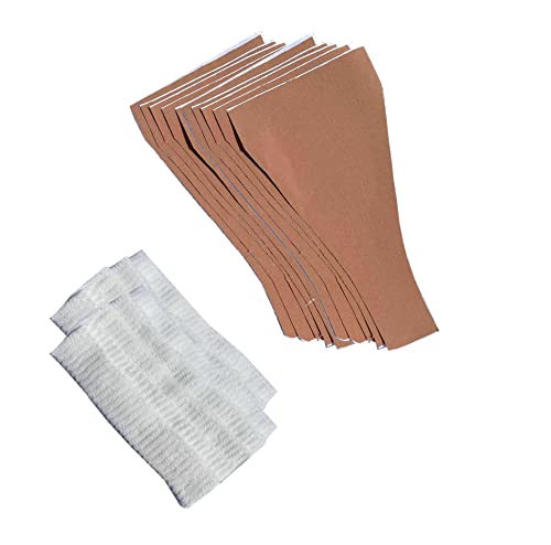 Tuck Yourself Tucking Tape Kit vorgeschnittene Bauchbänder in sich geschlossene Passform für Transgender und Drag Quee (beige, 10 Klebeband-Set) Cover