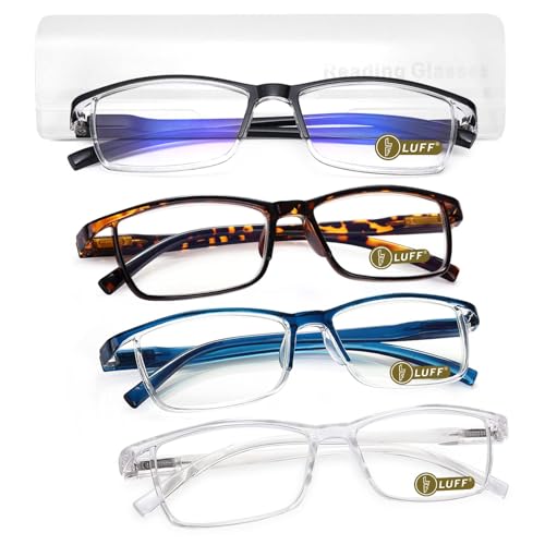LUFF 4Pcs Anti-Blue-ray Reading Glasses Portable Ultra-Light Readers2.0X product thumbnail 14