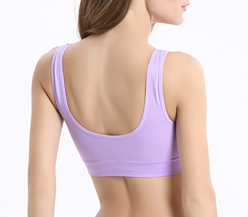 Image of Women's Comfort Workout Sports Bra Low-Impact Activity Sleep Bras