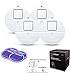 Window Alarm System 4-Pack - Ultra-Loud 120dB Alarms with Advanced Vibration Sensors - Window Security Alarms for Glass Break Detection - Features Low Battery LED Indicator