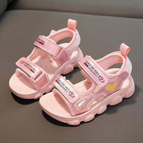 IWIHMIV Girls Sandals Sandals for Kids Kids Cute Comfortable Thick Soled Light-Weight Adjustable Straps Summer Sandals3