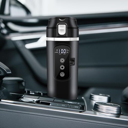 Hervidor Eléctrico Portátil para Auto 500ml Negro miniatura 6