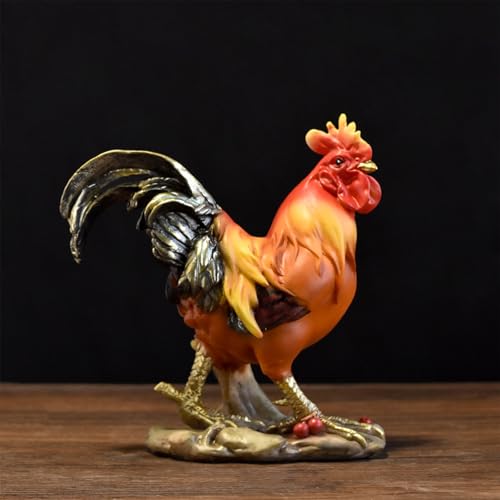 Figurine de poule en résine pour décorer votre table de salon