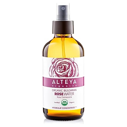Alteya Organic Rose Water Spray 240ml Glass bottle- 100% USDA Certified Organic Authentic Pure Natural Rosa Damascena Flower Water Steam-Distilled and Sold Directly by the Rose Grower Alteya Organics Cover