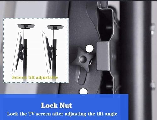 Soporte móvil para TV con ruedas y ajuste de altura miniatura 3