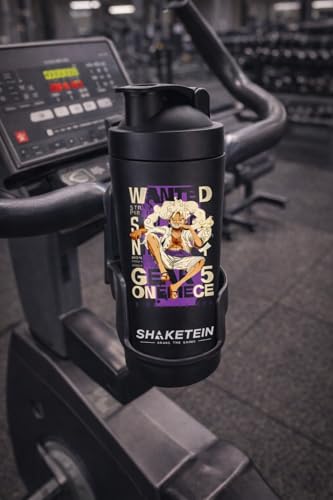 Image of Stainless Steel Gym Shaker Bottle 750ml | Leak Proof Protein Mixer Shaker | BPA Free | Metal Sports Water Bottle for Gym, Workout & Fitness (Anime-31-BLACK)