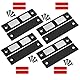 4-Pack magnetische Tür Fang schwarz, Heavy Duty Schrank Verriegelung, 30 Lb Schrank Schublade Tür Magnete, Doppelmagnete Verriegelung für Wohnmobil, Küche, Schrank Tür, Scheunentür