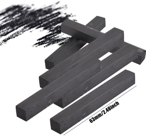 JIANHY 2 Sets Graphite Stick Square Compressed Charcoal Sticks Drawing Pencils Set Charcoal Pencils Charcoal Drawing Art Set for Kids Students for DIY Drawing Crafts Sketching Shading