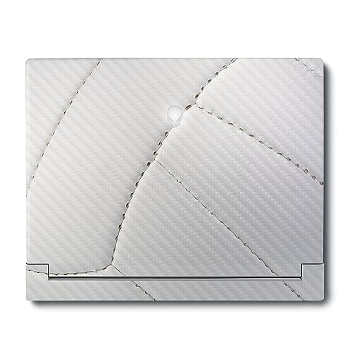 MightySkins Carbon Fiber Skin Compatible with Alienware X16 R1 (2023) Full Wrap Kit - Volleyball Closeup | Protective, Durable Textured Carbon Fiber Finish | Easy to Apply | Made in The USA