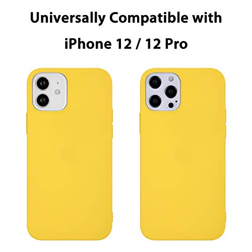 Wisdompro Iphone 12 Pro Case, Iphone 12 Case, Bundle Of 5 Pack Extra Thin Slim Soft Tpu Gel Protective Case Cover For 6.1 Inch Apple Iphone 12 Pro And Iphone 12 (Green, Light Blue, Pink, Yellow, Red) #TOP7