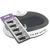 Torus Self-Filling Pet Water Bowl, 1 Liter, Portable, Carbon-Filtered with Filter 5-Pack