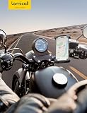 Lamicall Uchwyt na telefon rowerowy-[1S blokada/odblokowanie] obrót o 360°, uchwyt na telefon motocyklowy z silikonową ochroną do iPhone'a 17 16/15 Pro Max, Galaxy S25 S24 Ultra i innych smartfonów 6