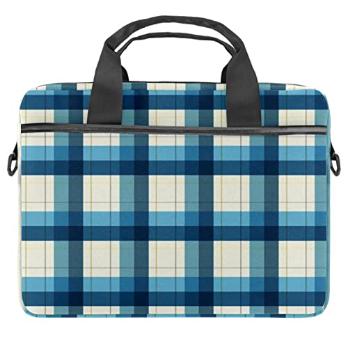 Sacoche bandoulière ordinateur portable 13.3 pouces motif écossais