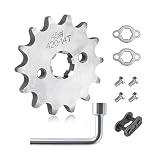 Moroxi 420 14T Motorcycle Front Engine Sprocket 17mm Compatible with 50cc 70cc 90cc 110cc 125cc 140cc 160cc TaoTao Loncin Roketa Dirt Bike,Mini Bike,ATVs,Go Kart Sprocket