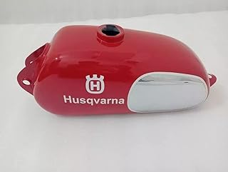 Alloy Fuel Gas Tank for 1974 Husqvarna CR 250 WR 250 MAG | Lightweight Red Painted Aluminum | Vintage Motorcycle Fitment | Durable & Rust-Resistant