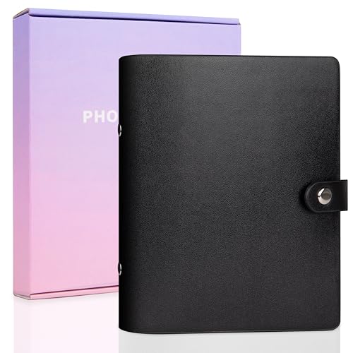 Rekeen 320 Pockets Album for 2x3 Inch Polaroid Photos/Fujifilm Instax Mini Pictures, Leather Cover Gift Album Book for Fujifilm Instax Mini Instant Camera, Ideal for Kpop Photocard Holder Binder