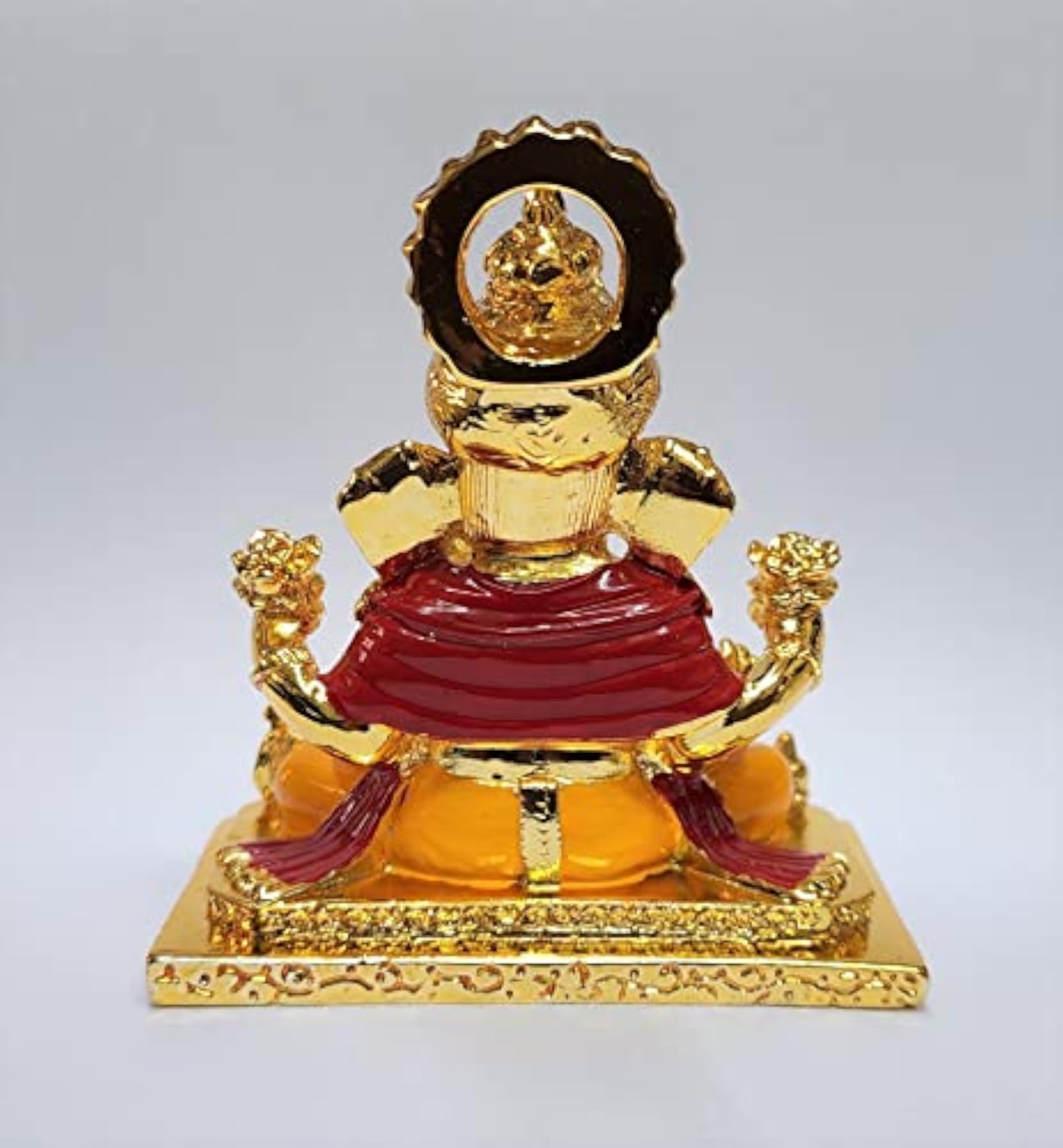 Dagdusheth Ganesh Idols, Plated Ganpati Murti for Decor