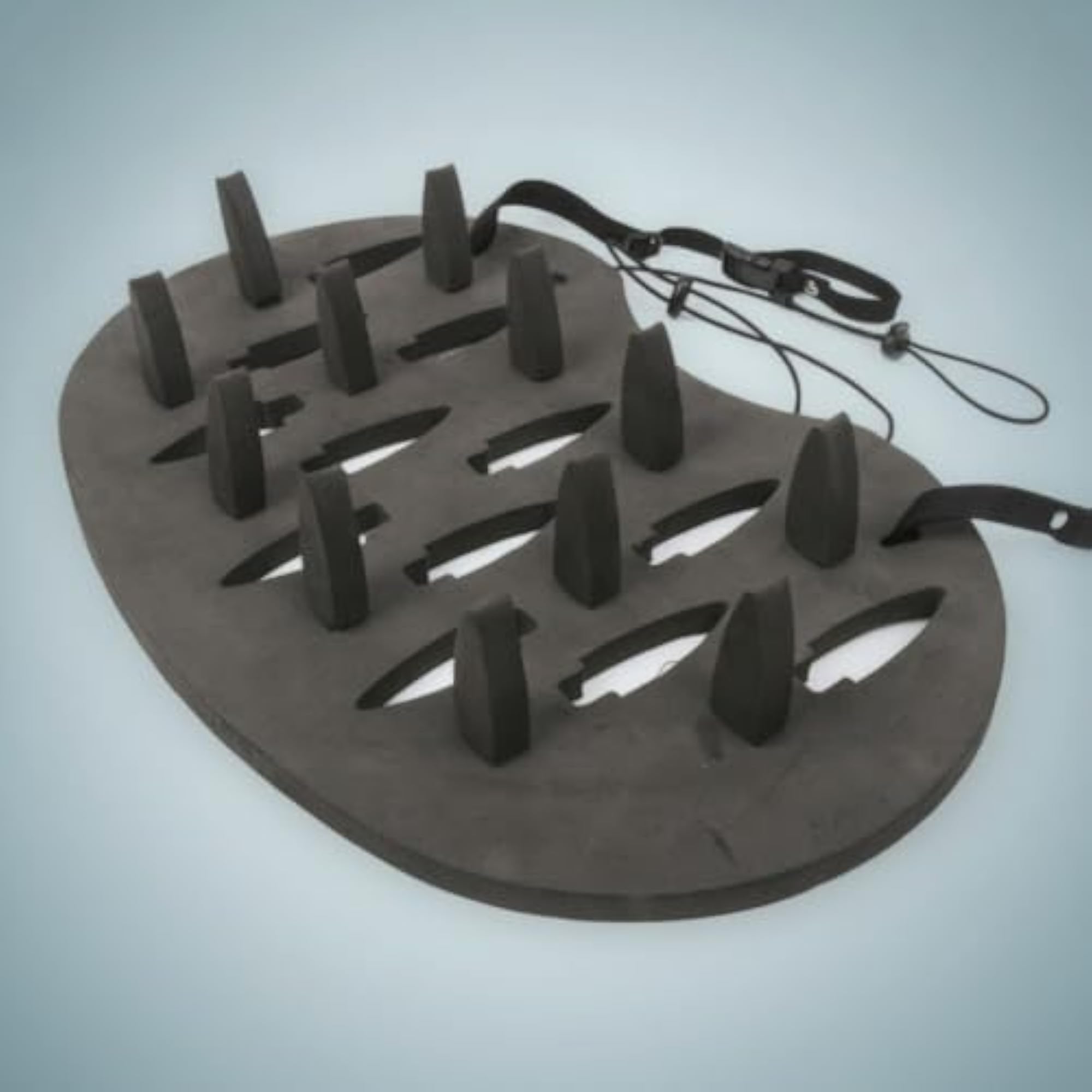 Wearable Fly Fishing Stripping Basket with Pegs