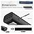 Sound Bars for TV 16-inch, Cinematic TV Sound Bar with Impactful Bass, Bluetooth Soundbar for TV with Remote Control, Wall Mountable TV Speakers Sound Bar Work with Traditional or Smart TV