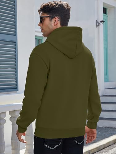 PLEPAN Hoodies for Men Casual Cotton Essentials Hoodie Pullover Long Sleeve Fleece Hooded Sweatshirts with Pockets2