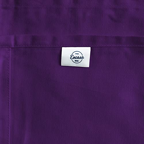 Encasa XO Purple Cloth Napkins Set of 12, 17x17 in, 43 x 43 cm (Set of 12) - Image 4