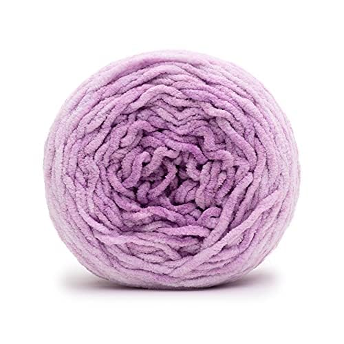 Image of Bernat Baby Blanket Dappled Crocus Faerie Yarn - Ball of 300g /10.5oz - Polyester - 6 Super Bulky - 220 Yards - Knitting /Crochet