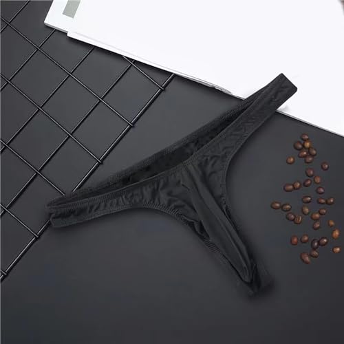 Mens Sexy Briefs Lingerie Low Waist Front Pouch G-String T-Back Thongs Hot Male Underpants Bikini Underwear2