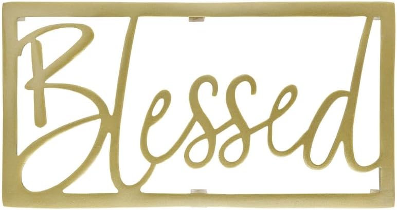 2PC Set Trivets for Hot Dishes Kitchen Essentials Coasters Trivet Set - Hot Plate Pot Holders - Kitchen Gifts (Gold) 12"x6.25"