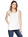 Amazon Essentials Women's 2-Pack Slim-Fit Tank, White, Large