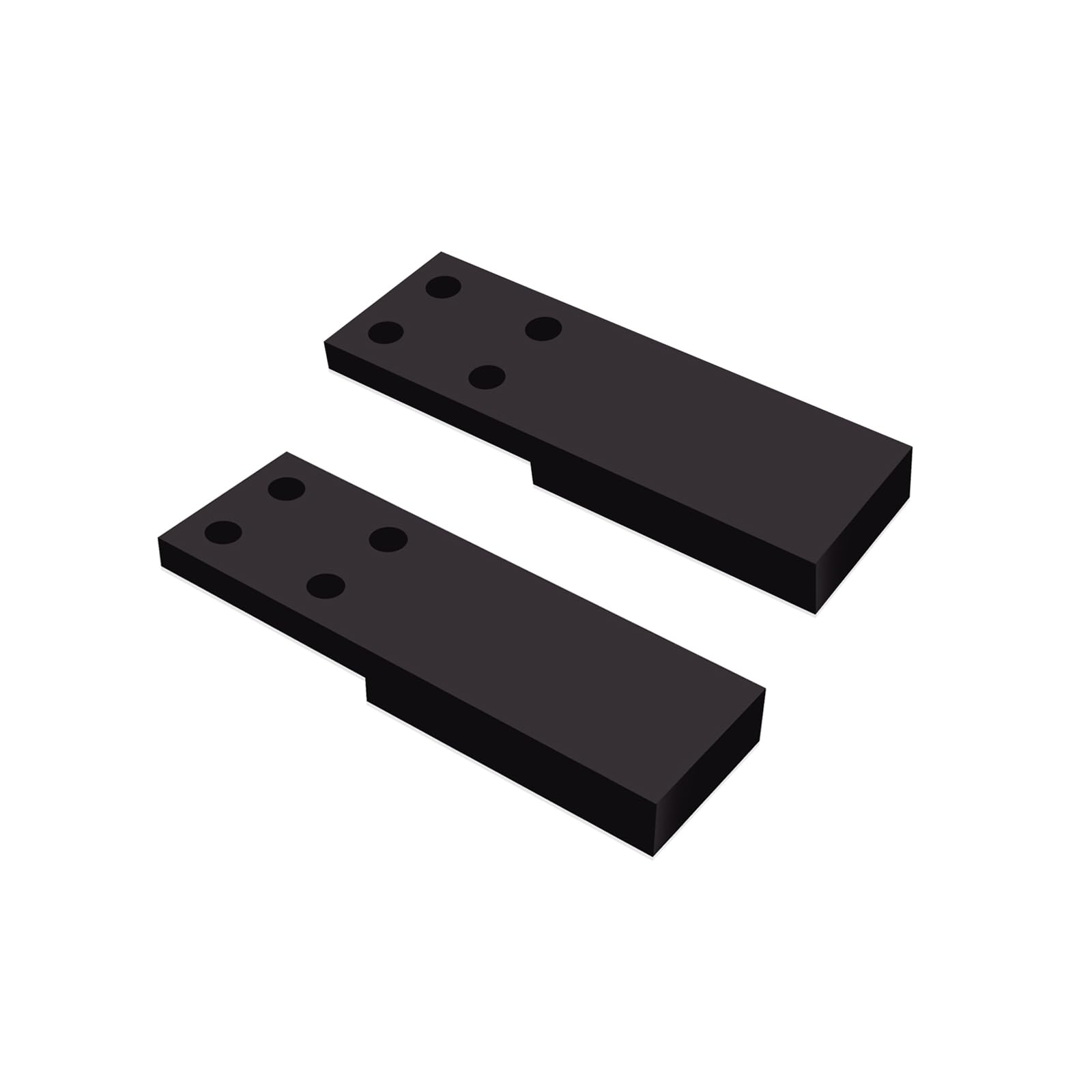 SeDeplacer Bed Frame Replacement Legs,Bed Frame Legs,Bed Support Legs,Bed Feet Furniture Support Leg Reinforcement Kit for Wooden Beds Table Cabinet Sofa Bolt-On Direct Replacement Legs -4in