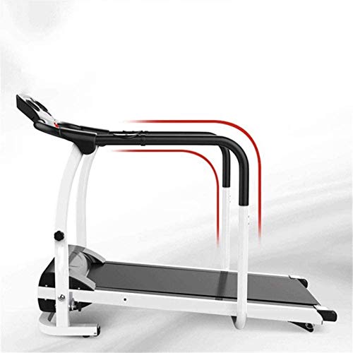 Home Folding Treadmill with Low Wide Deck and Multi-Grip Handrails for Balance - Afbeelding 5