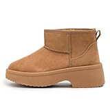Plateforme légère qui amortit Semelle épaisse et moelleuse pour un pas plus doux et une silhouette élancée ; de vraies boots plateforme femme hiver pour la ville.